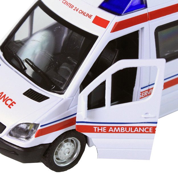 Car metal ambulance sound and light
