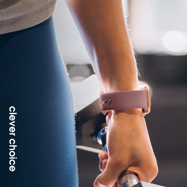 Crong Liquid - Apple Watch Strap 38/40/41/42 mm (dusty pink)