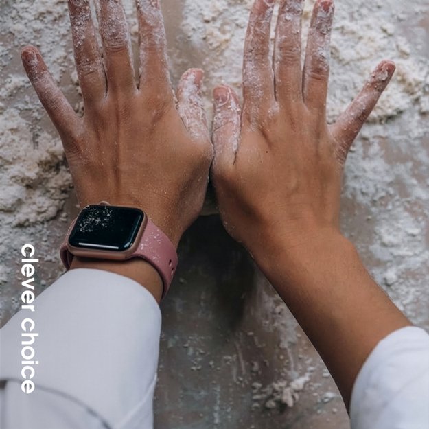 Crong Liquid - Apple Watch Strap 38/40/41/42 mm (dusty pink)