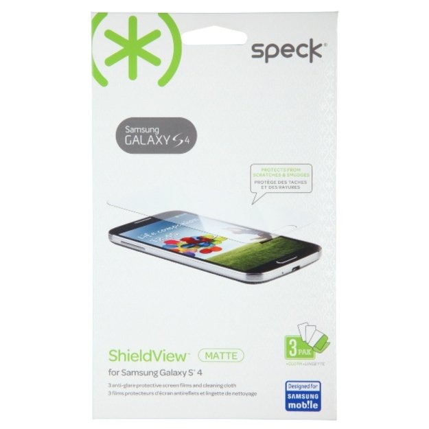 Speck ShieldView Matte - ekrano apsauga, skirta Samsung Galaxy S4 (3 vnt.) 4