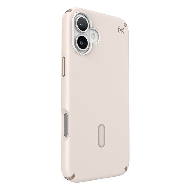 Speck Presidio2 Pro ClickLock & MagSafe – „iPhone 16 Plus“ dėklas (balintas kaulas / „Heirloom Gold“ / „Hazel Brown“)