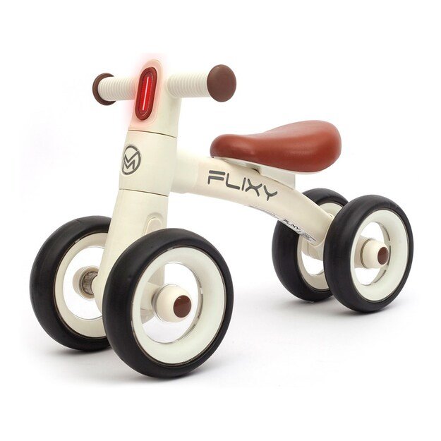 FLIXY Balance Bike with LED Light Milly Mally &ndash; cream