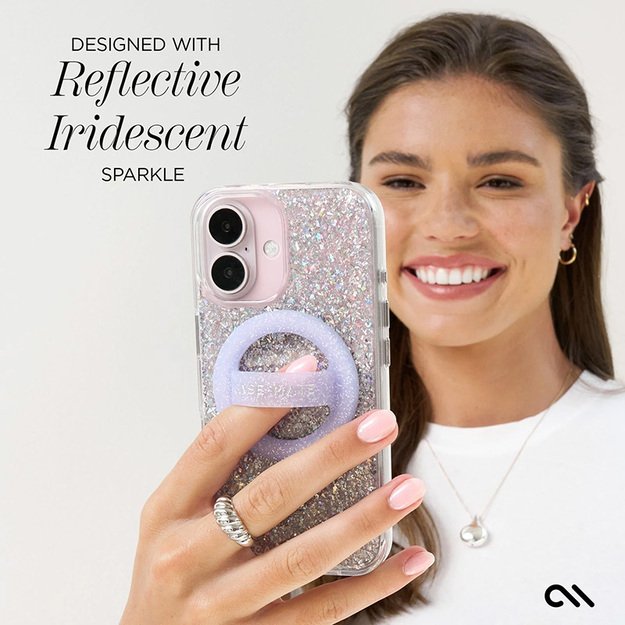 Case-Mate Twinkle MagSafe – dėklas, skirtas iPhone 16 (Diskoteka) 22