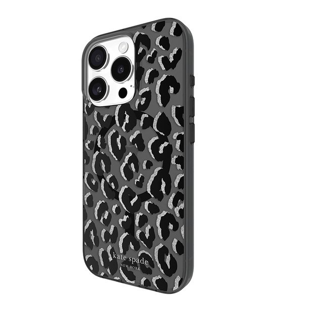 Kate Spade New York Protective MagSafe – dėklas, skirtas iPhone 16 Pro (City Leopard) 12