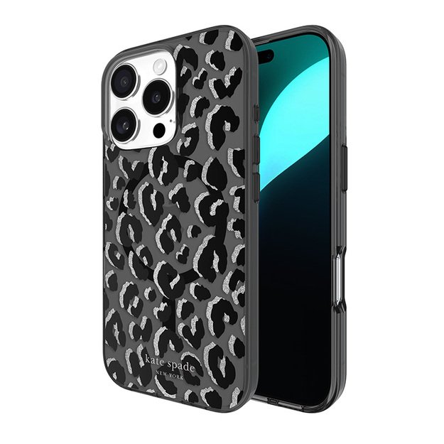 Kate Spade New York Protective MagSafe – dėklas, skirtas iPhone 16 Pro (City Leopard) 9