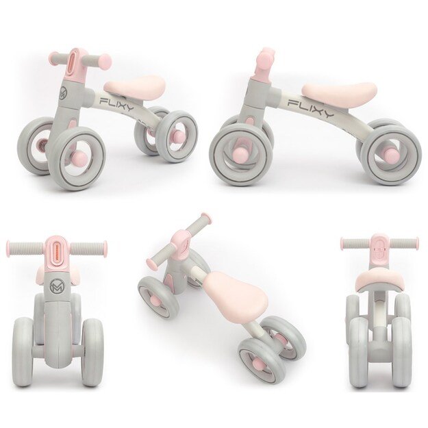 FLIXY Balance Bike with LED Light Milly Mally &ndash; pink