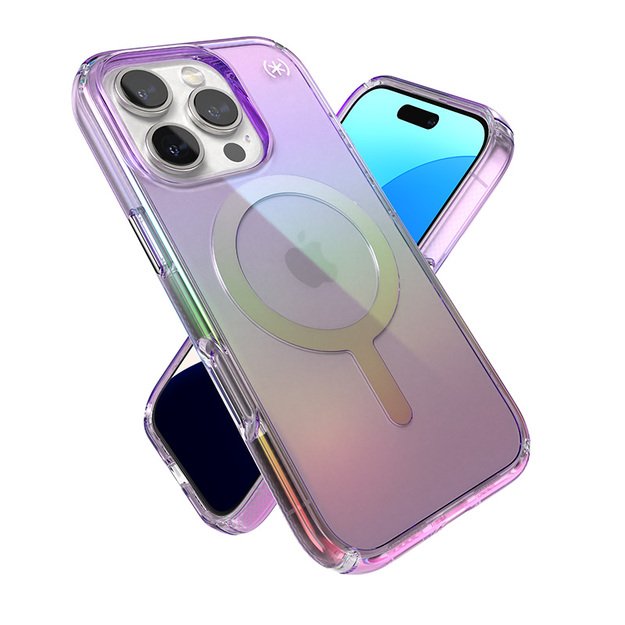 Speck Presidio2 Lux MagSafe – dėklas, skirtas iPhone 16 Pro (nuostabiai violetinė / skaidrus) 13