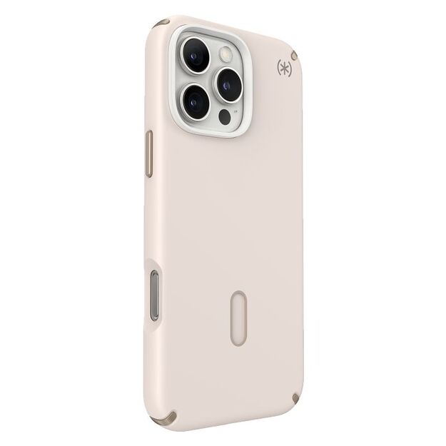 Speck Presidio2 Pro ClickLock & MagSafe – iPhone 16 Pro Max dėklas (balintas kaulas / „Heirloom Gold“ / Hazel Brown)