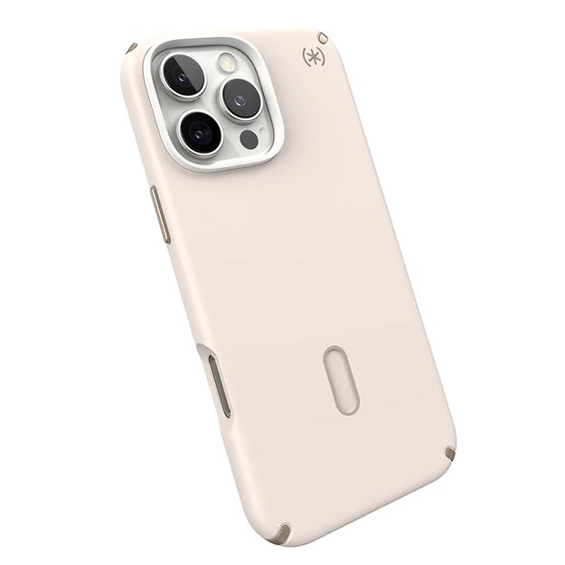 Speck Presidio2 Pro ClickLock & MagSafe – iPhone 16 Pro Max dėklas (balintas kaulas / „Heirloom Gold“ / Hazel Brown)