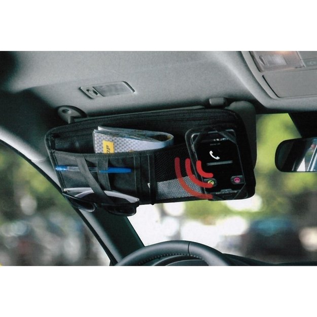 Dunlop – skydelio nuo saulės laikiklis automobiliui 5