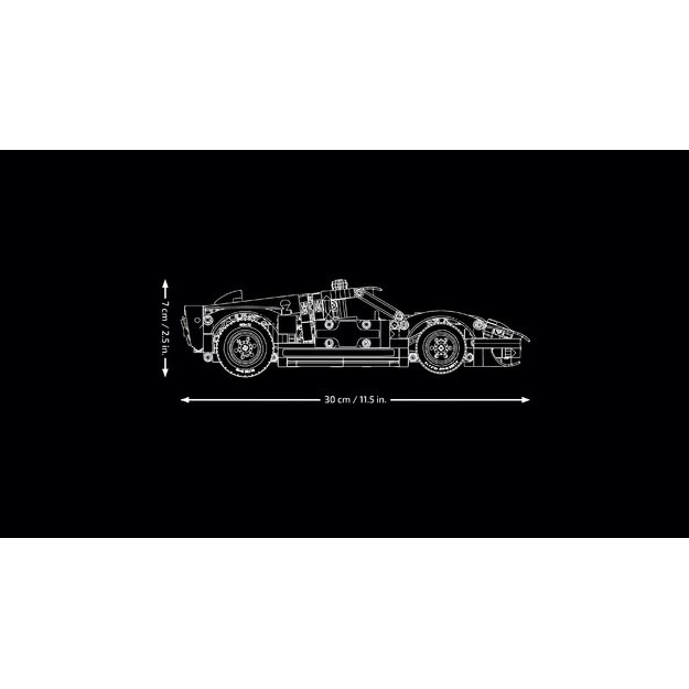 LEGO Technic 1966 Ford GT40 MKII Race Car