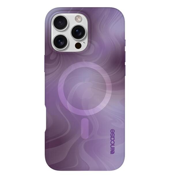 Incase Halo Case MagSafe – dėklas iPhone 16 Pro Max (Oil Slick Lilac)