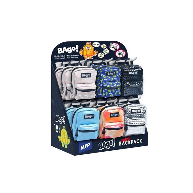 Mini backpack BAgo! M - Display 18 pcs