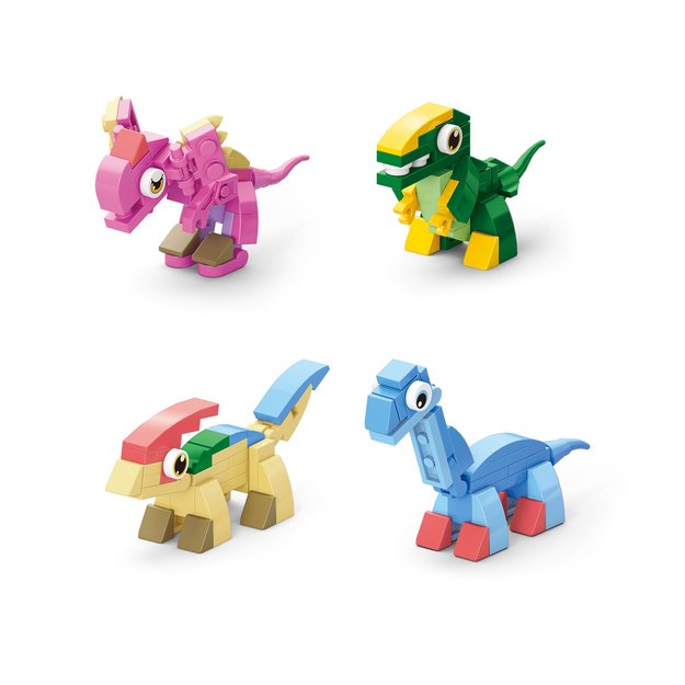 Building set 12 dinosaur figures
