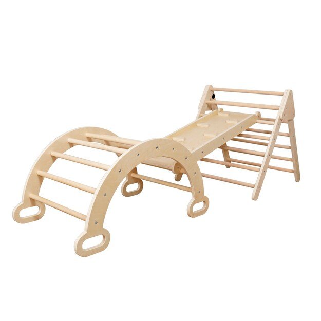 Wooden Montessori / Pikler Climbing Set Baby Mix