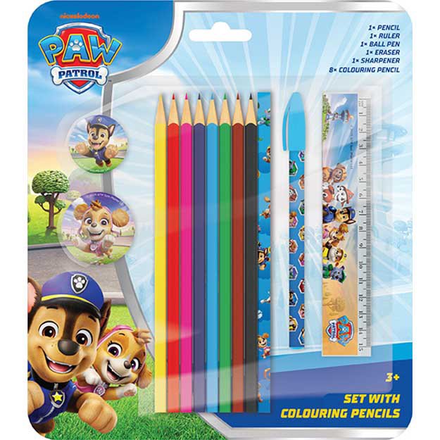 Paw Patrol crayon set