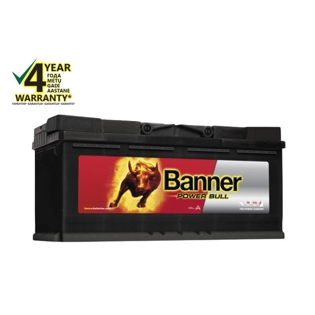 Banner 110Ah 900A 12V Power PRO akumuliatorius 394x175x190mm  