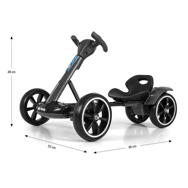 Electric go-kart GOKART BOLT Milly Mally black