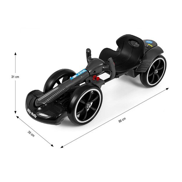 Electric go-kart GOKART BOLT Milly Mally black