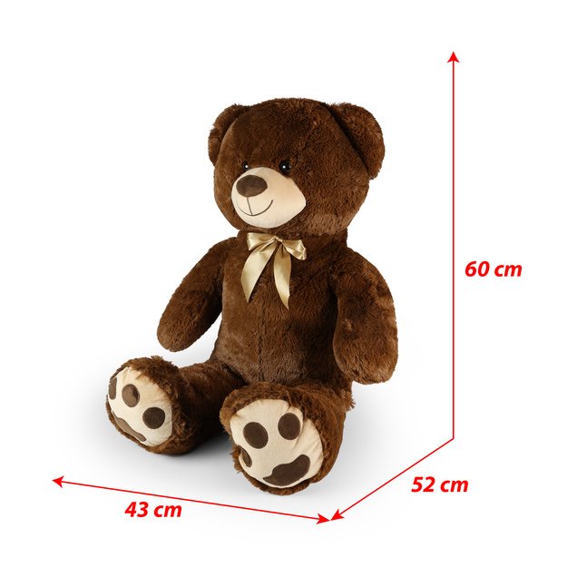Velk&yacute; ply&scaron;ov&yacute; medvěd &Scaron;tefan s visačkou 100 cm