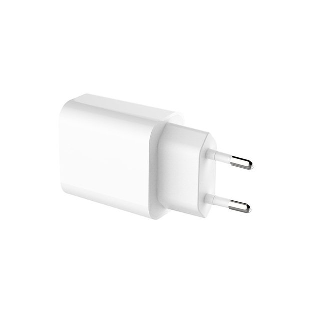 Crong USB-C kelioninis įkroviklis – sieninis įkroviklis USB-C maitinimo tiekimas 20 W (baltas)