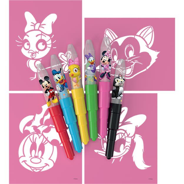 Minnie blowing markers