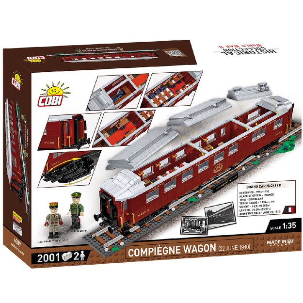 Cobi 6289 Compiegne wagon
