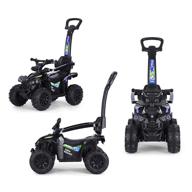 Milly Mally ride-on car Wild 3in1 black