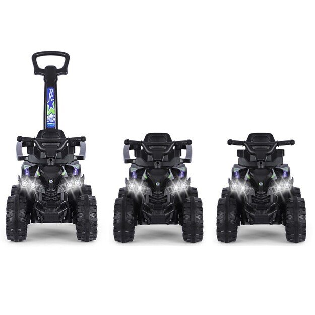 Milly Mally ride-on car Wild 3in1 black