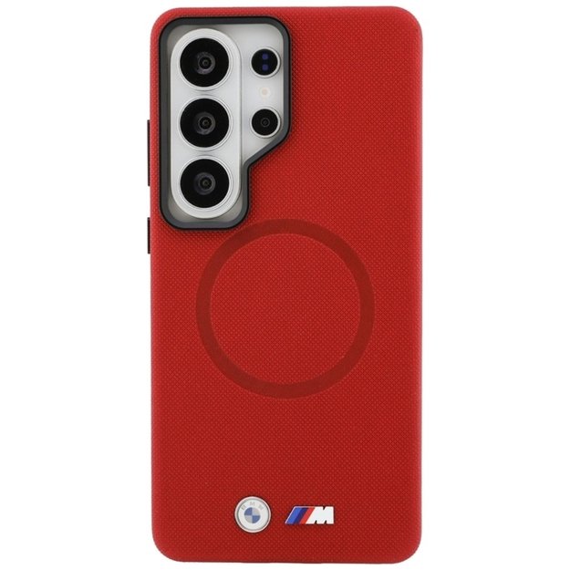 BMW M Metal Logo MagSafe - Samsung Galaxy S26 Ultra Case (Red)
