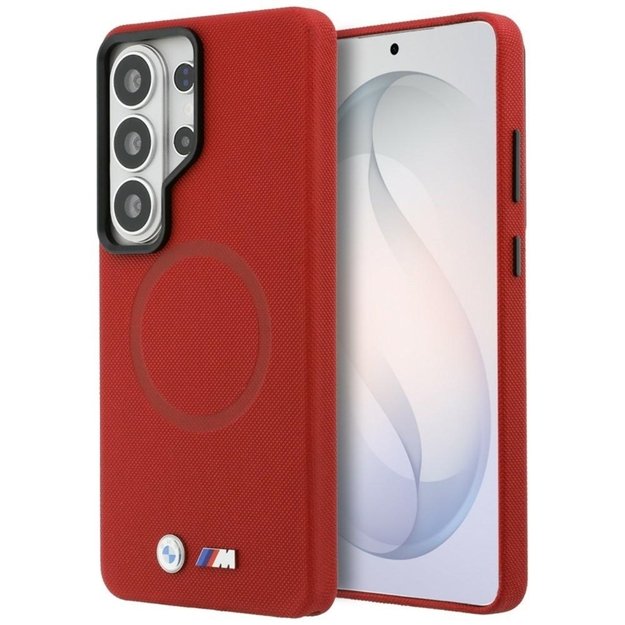 BMW M Metal Logo MagSafe - Samsung Galaxy S26 Ultra Case (Red)