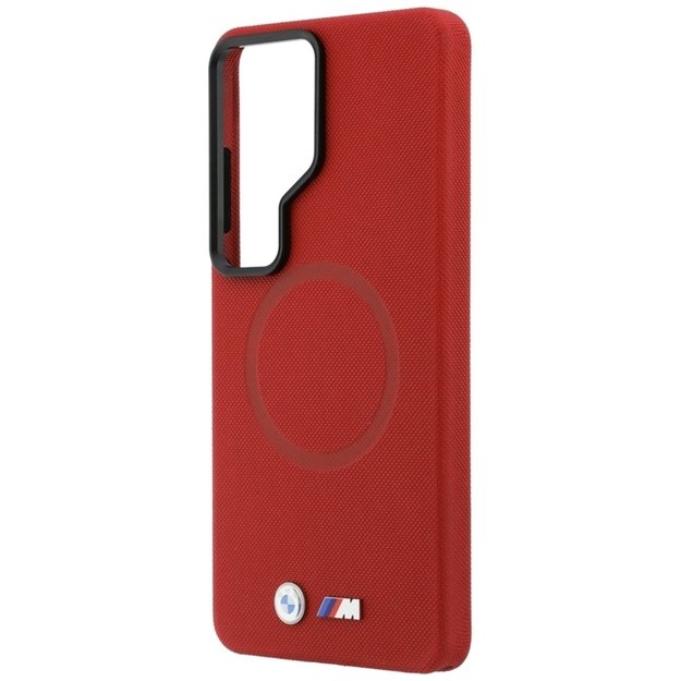 BMW M Metal Logo MagSafe - Samsung Galaxy S26 Ultra Case (Red)