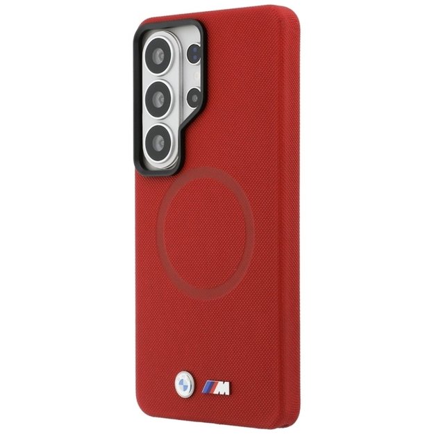 BMW M Metal Logo MagSafe - Samsung Galaxy S26 Ultra Case (Red)