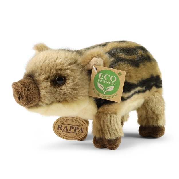Rappa - Realistic Plush Mascot Young Boar 21 cm Eco-Friendly