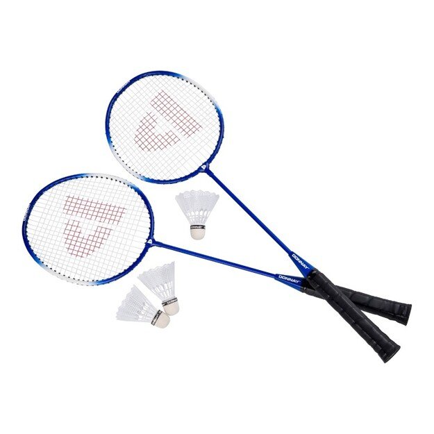 Donnay - 6-piece badminton set in a case (blue)