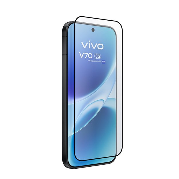 Crong 3D Armour Glass Lite - Full Glue Tempered Glass for Vivo V70 5G