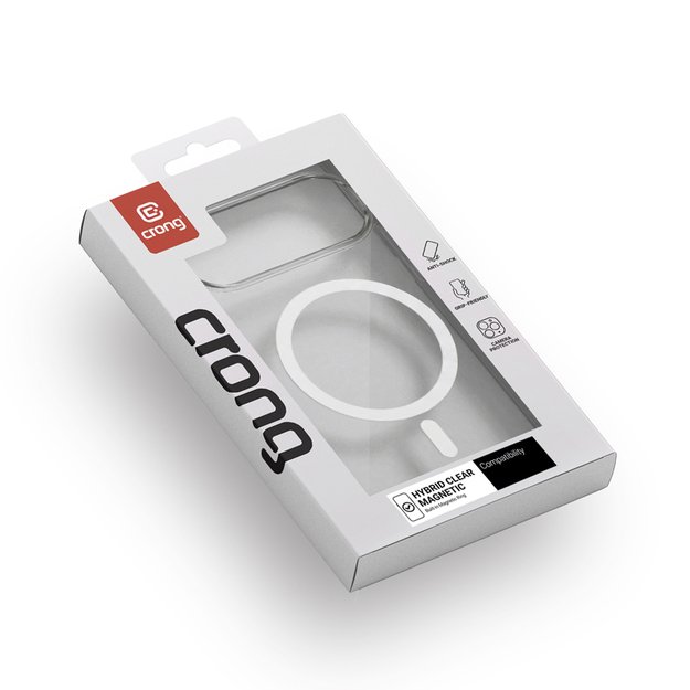 Crong Hybrid Clear Magnetic - MagSafe Honor 600 5G Case (Transparent)