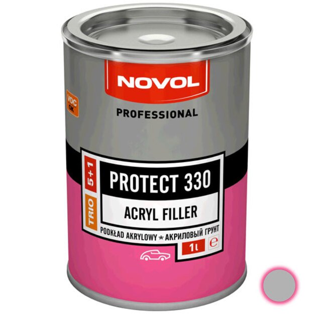 Akrilinis gruntas PROTECT 330 5+1 HS pilkas 1 l  