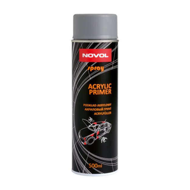 Akrilinis gruntas pilkas ACRYLIC PRIMER aerozolinis 500ml  