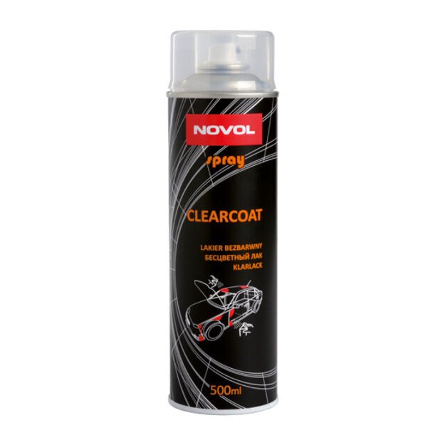 Skaidrus akrilinis lakas CLEARCOAT aerozolinis 500ml  