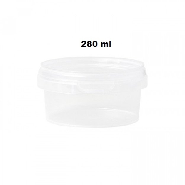 Indas 280ml su dangteliu (432 vnt. komplektas)  