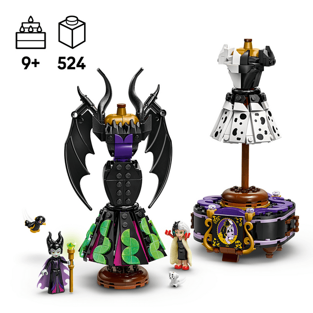 LEGO Disney Maleficent s and Cruella De Vil s Dresses