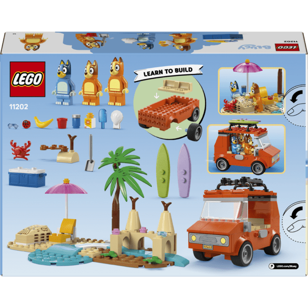 LEGO 4PLUS Bluey s Beach & Family Car Trip
