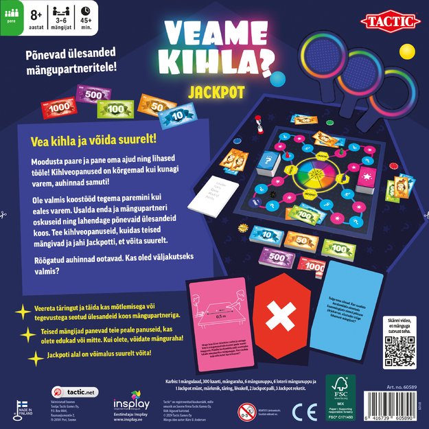 Tactic lauam&auml;ng Veame kihla? Jackpot