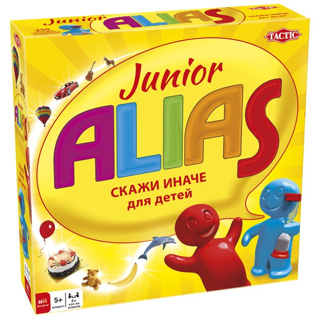 Tactic Настольная игра  Junior Alias - Скажи иначе  для малышей