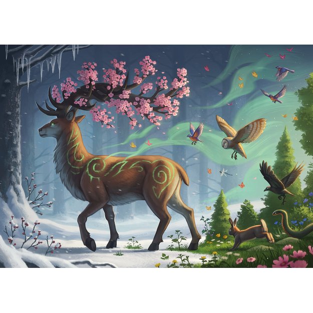 Ravensburger Puzzle 1000 pc Deer of Spring 