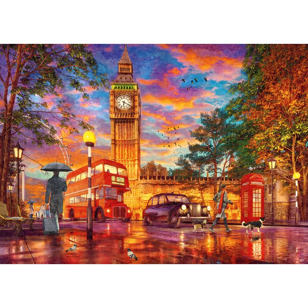 Ravensburger Puzzle 1000 pc Sunset on the Square