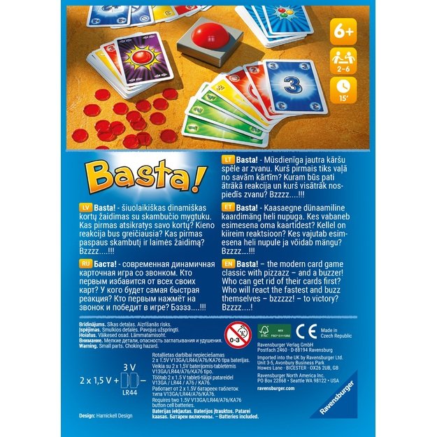 Ravensburger A Card Game Basta