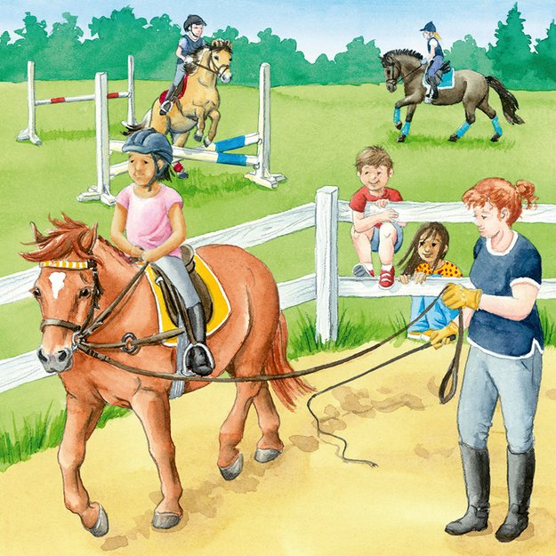 Ravensburger Puzzle 3x49 Pieces: Horses