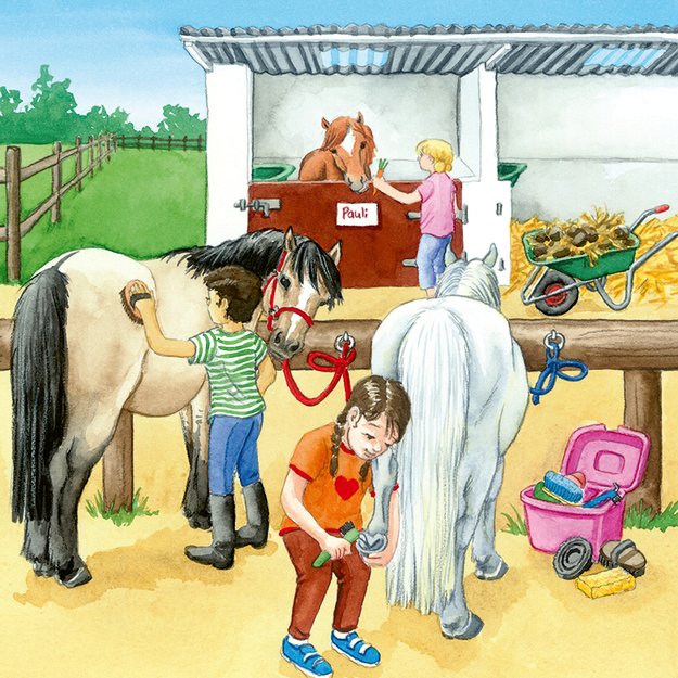 Ravensburger Puzzle 3x49 Pieces: Horses